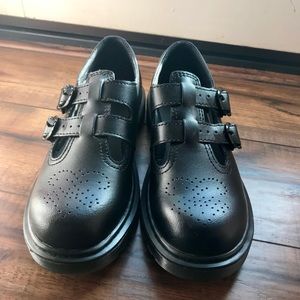 Black dr martens Mary Jane shoes